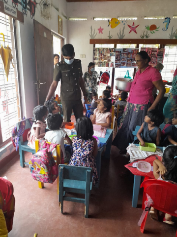 Implementation of nutrition programs targeting pre-school children / Homagama - Magammana West Division (2022-12-06)